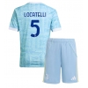 Juventus Manuel Locatelli #5 Bortedraktsett Barn 2025-26 Kortermet (+ Korte bukser) Juventus Manuel Locatelli #5 Bortedraktsett Barn 2025-26 Kortermet (+ Korte bukser)